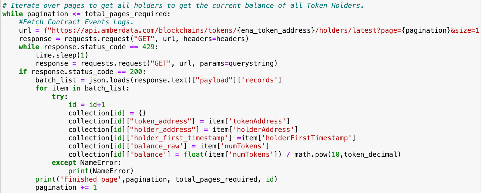 Ethena labs - ENA holders code via Amberdata API, jupyter-notebook/blockchain /token-holder-overlap