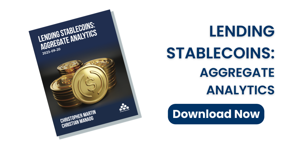 Lending Stablecoins: Aggregate Analytics