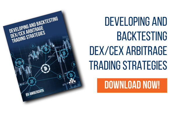 Developing and Backtesting DEX/CEX Arbitrage Trading Strategies